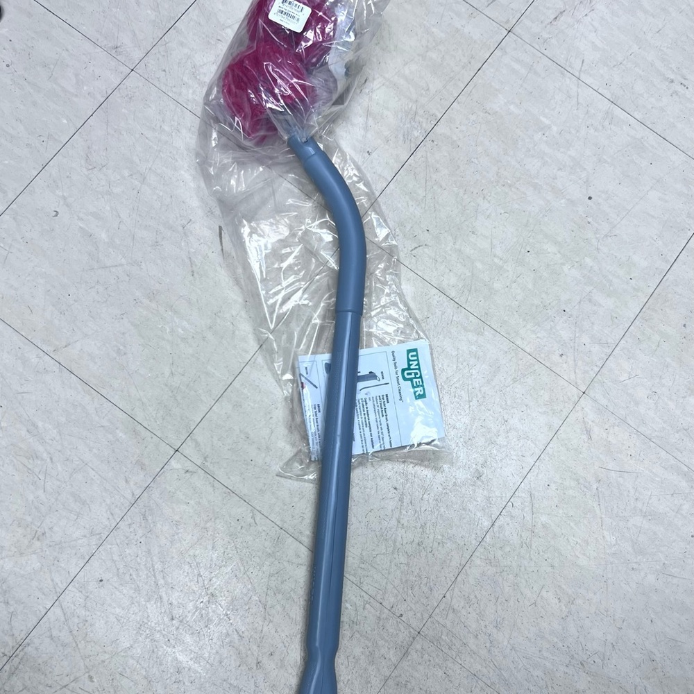 $35 NEW Unger BBCOR 26" Ergo Gray and Red Toilet Brush Set NEW ❤️